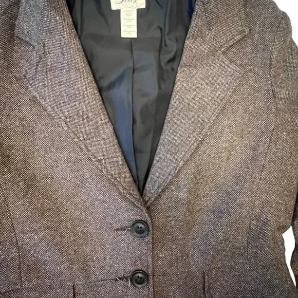 Levis Tweed Blazer with Elbow Pads Size L - Picture 11 of 13